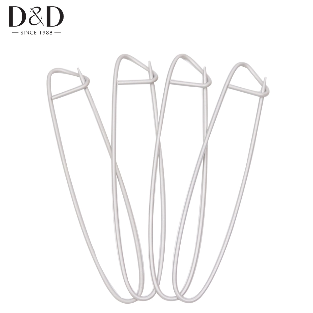 2 Pcs Aluminum Knitting Needles Clip Large Safety Pins Findings Locking Stitch Craft Needle Clip For Sewing Garment Accessories