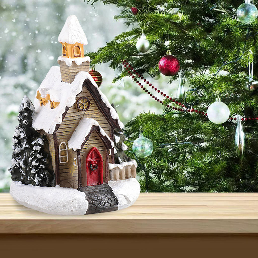 Muzikale Sneeuw met Herten en Kerstboom voor een Betoverend Thuis
