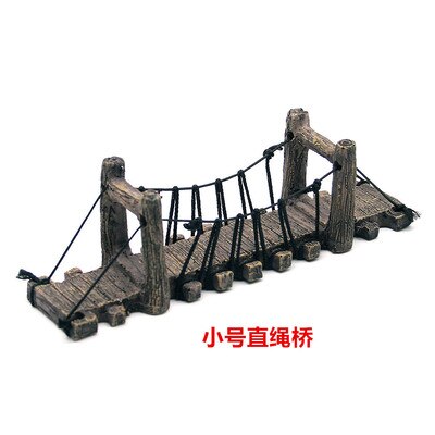 Aquarium aménagement paysager pont décoratif poissons et crevettes résine pont tortue escalade en bois corde arbre pont plusieurs tailles