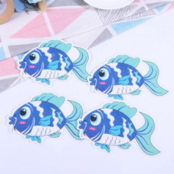 Non Slip Bathtub Stickers Marine Life Bathroom Adhesive for Bath Tub Stairs Shower Room Bath Safety Stickers Bathtubs BDF99: colored fish