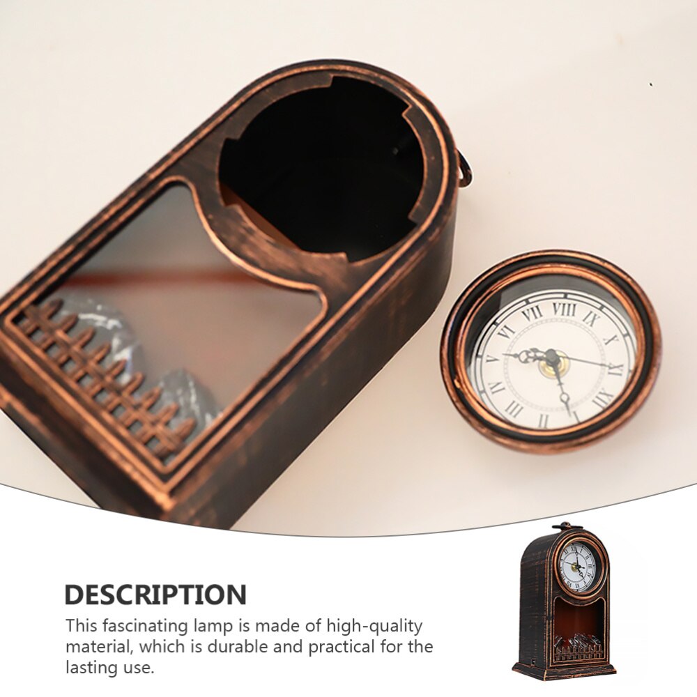 1pc Oil Lamp Shape Lamp Hanging Lantern Props Desk Lamp