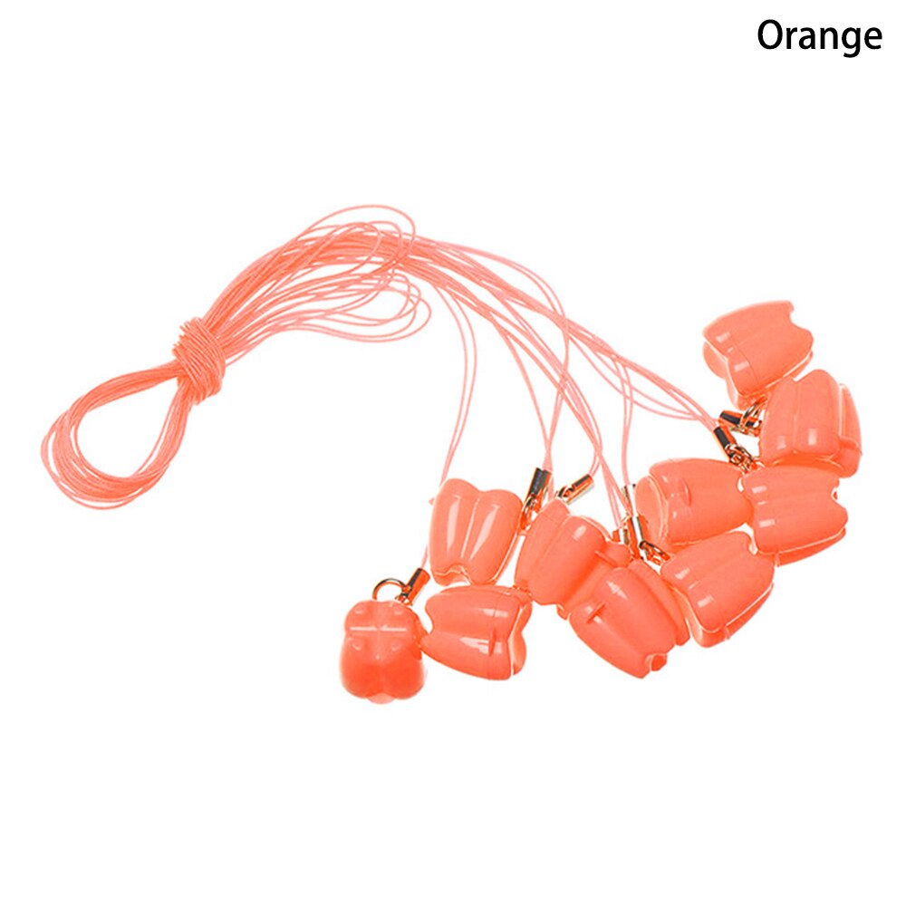 10 stk kinder-milch zähne lagerung boxen zahn form kindheit souvenir sparen zähne box kid zähne sammeln mini container: Orange