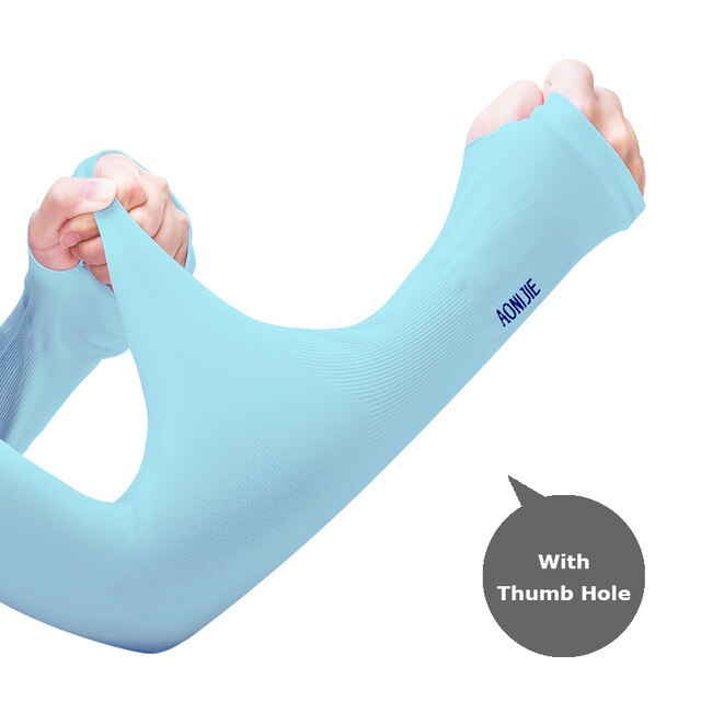 Outdoor Long Gloves Sun UV Protection Hand Protect... - Grandado