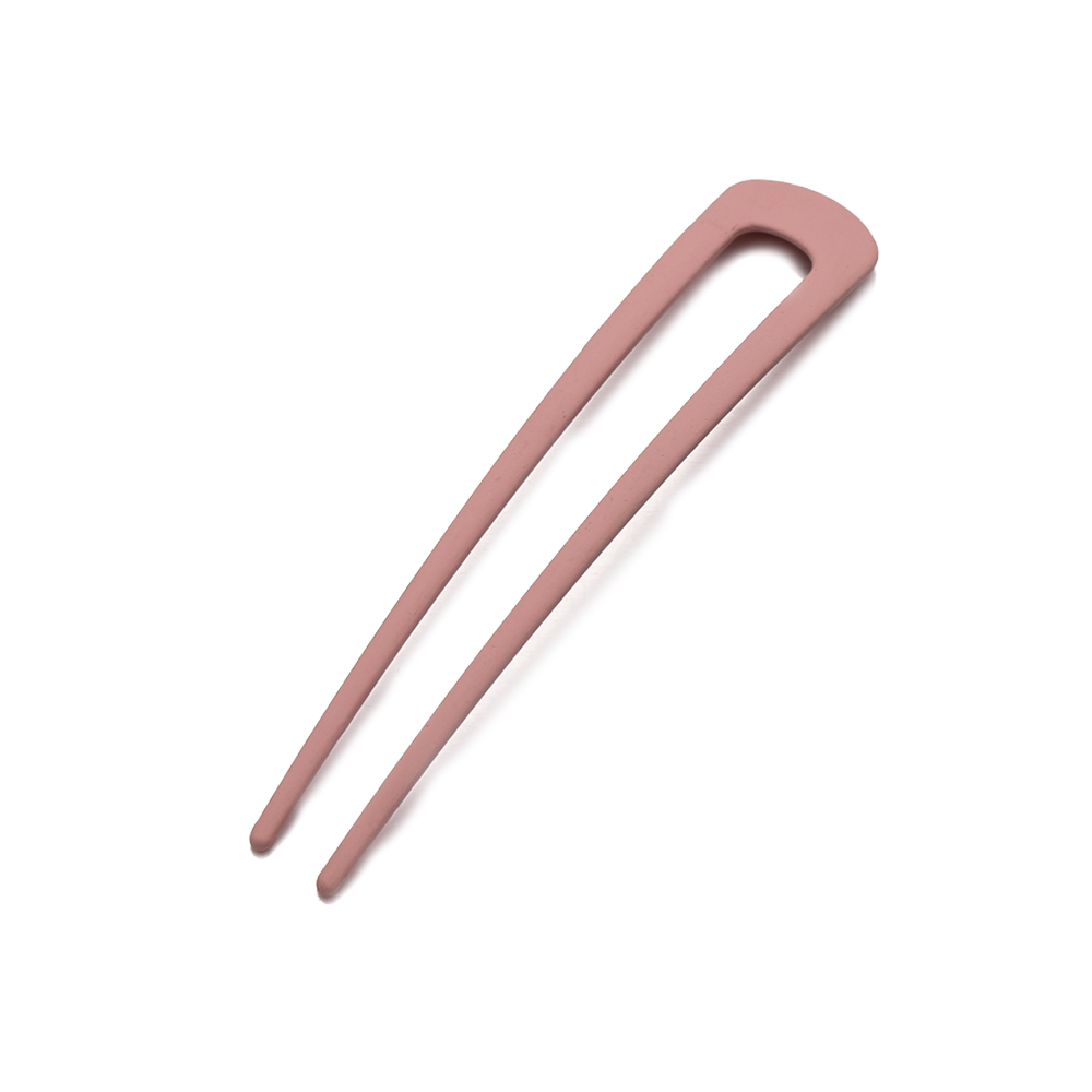 1Pcs 10cm Metal U Shaped Hairpin Hair Stick Pins For Women Girls Hairstyles Holder Simple Jewellery Accessories Supplies Crafts: Light Yellow Color