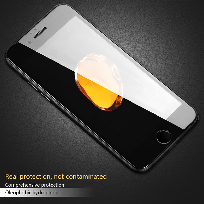 Cristal templado de borde curvado 11D para iPhone 7 8 6 6S Plus Protector de pantalla para iPhone 11 Pro X XS Max XR