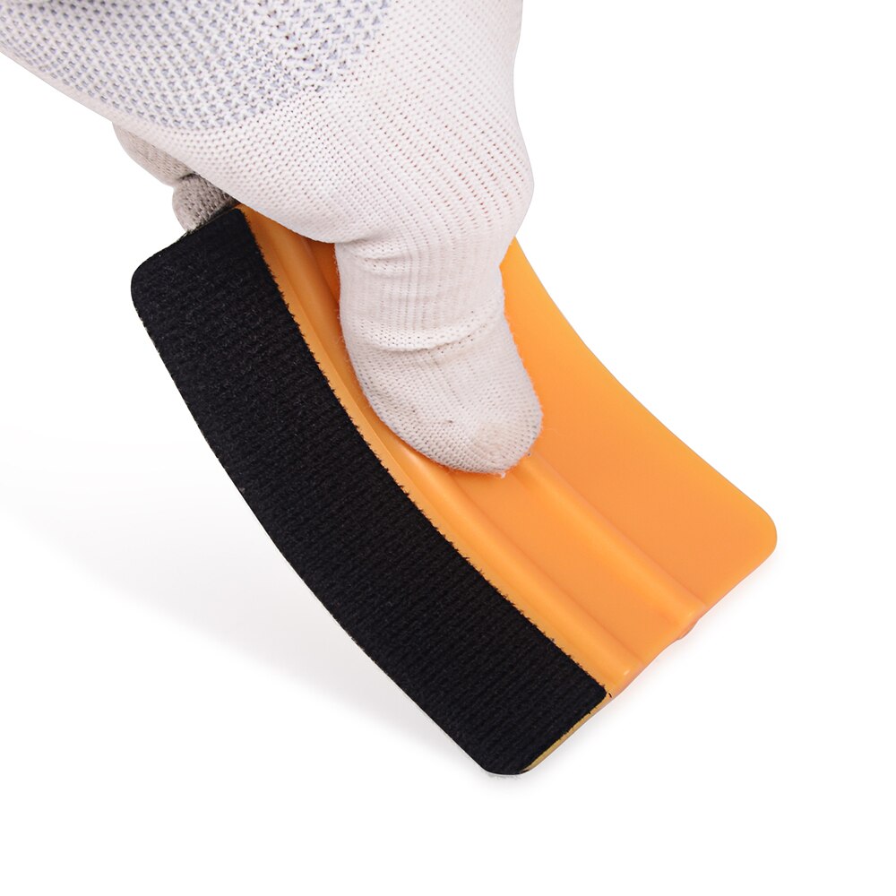 Ehdis carbon vinyl film bil wrap filt stof til 4 &quot; 10cm gummiskraber automatisk vinduesfarvet indpakningsskrabere uden ridser filt kant klud