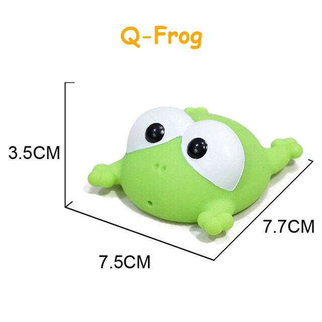 Giocattolo da bagno per bambini bambini carino anatra rana spruzzo d&#39;acqua Sprinkler bagno Sprinkling Shower nuoto spiaggia giocattoli d&#39;acqua per regalo per bambini: Q frog