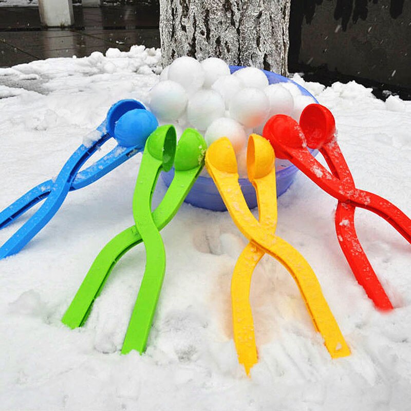 1Pc Sneeuwbal Maker Sneeuwbal Tool Winter Sneeuwbal Outdoor Sport Speelgoed Willekeurige Kleur