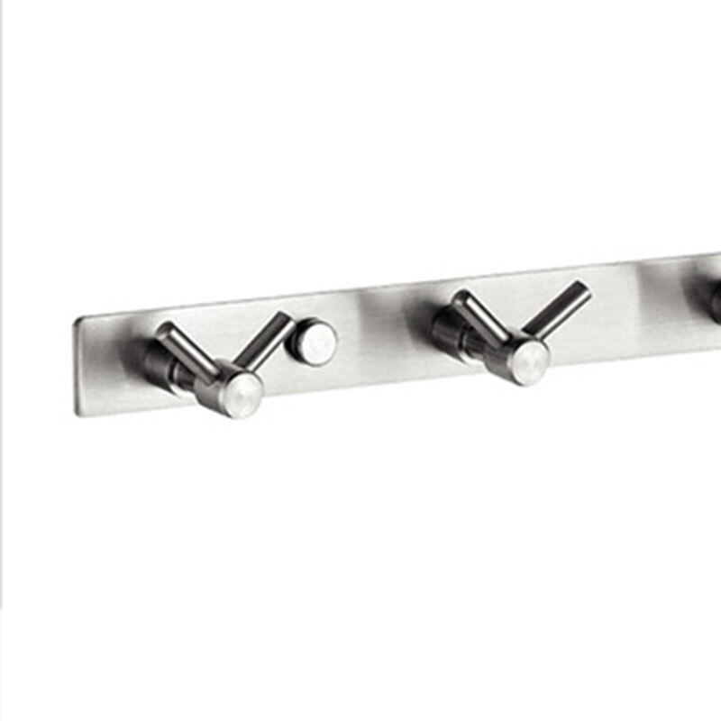 Nhbr Hotel Badkamer Handdoek Haak Rvs Kapstok Muur Gemonteerde Hanger 5 V-Vormige Dubbele Haak Handdoek rack Organizer
