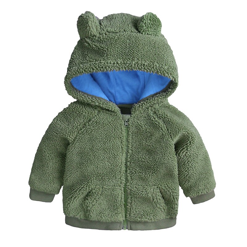Baby winter bovenkleding hoodies jongens kasjmier jassen meisjes schattige jassen babykleding warm houden kostuums kinderen jaqueta