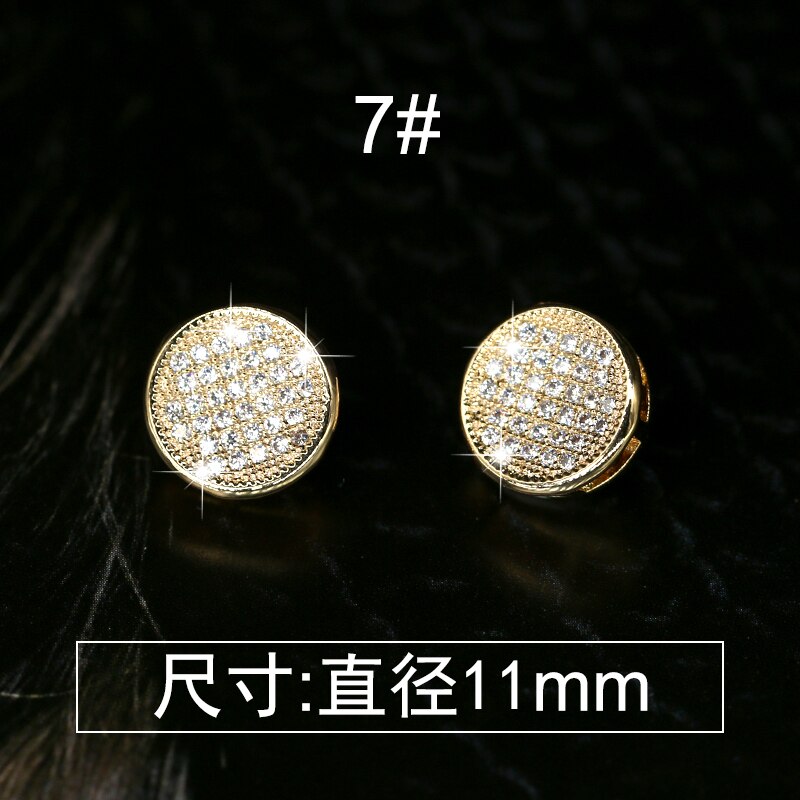 Boutons de vêtements Vintage en diamant | Bijoux avec boutons décoratifs en diamant, bouton en Zircon fleur doré, boutons de vêtements couture, petits vêtements, accessoires rapides, couture materiel accessoires: 7