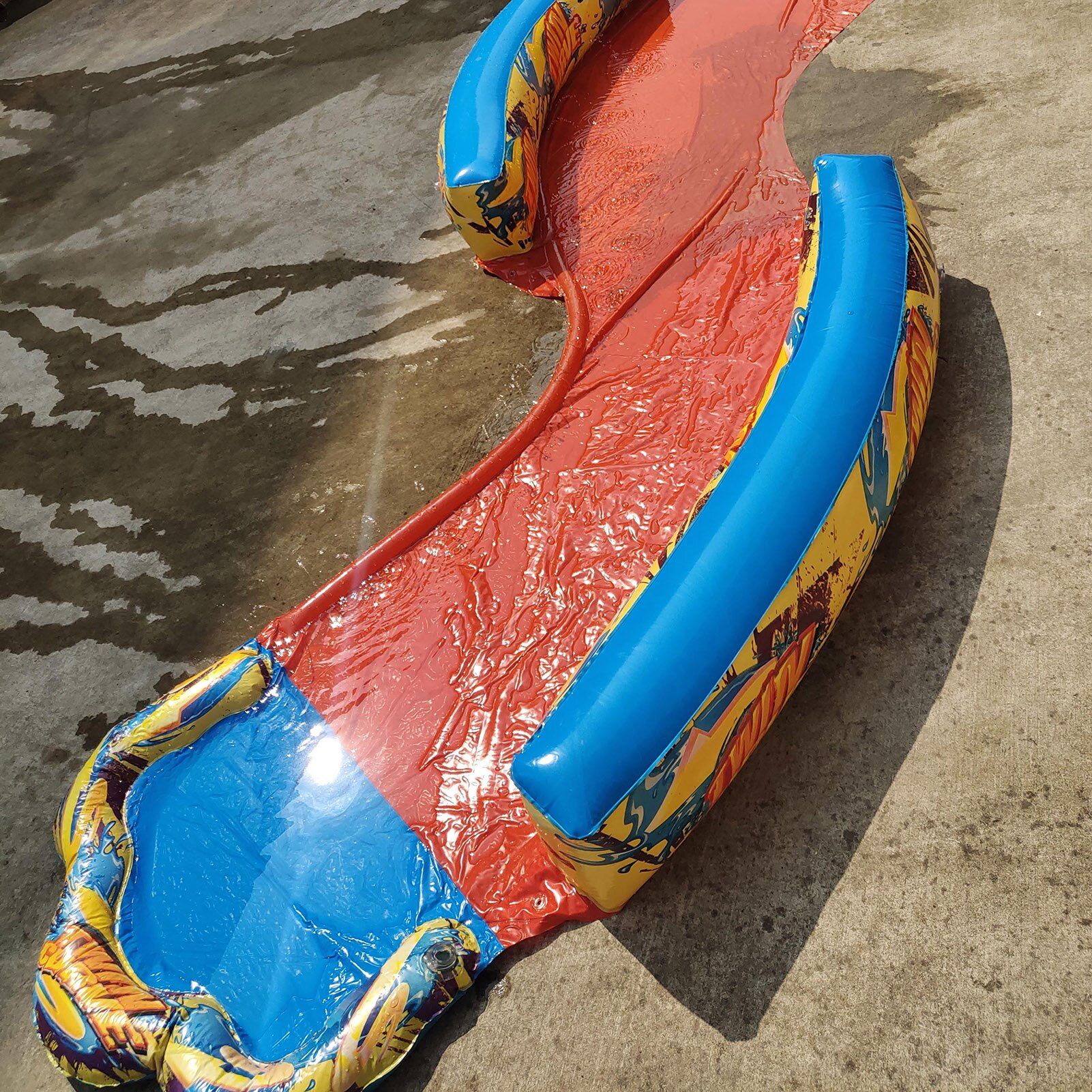 PVC Aufblasbare freundlicher Sommer Wasser Spielen Schwimmen Spielzeug draussen Wasser Rutsche Aufblasbare freundlicher Wasser Rutsche Pädagogisches Spielzeug