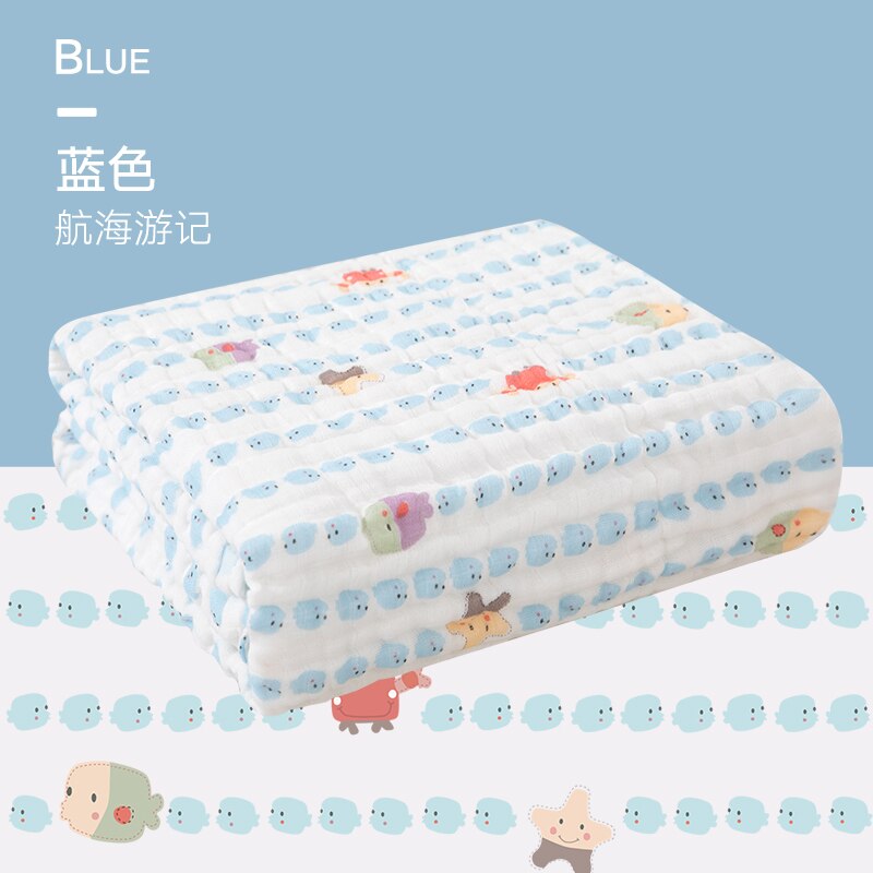 Katoen Gaas Badhanddoek Verdikte Zomer Baby Absorberende Handdoek Strand Microfiber Grote Douche Toalhas De Banho Thuis Textiel EF50BT: B