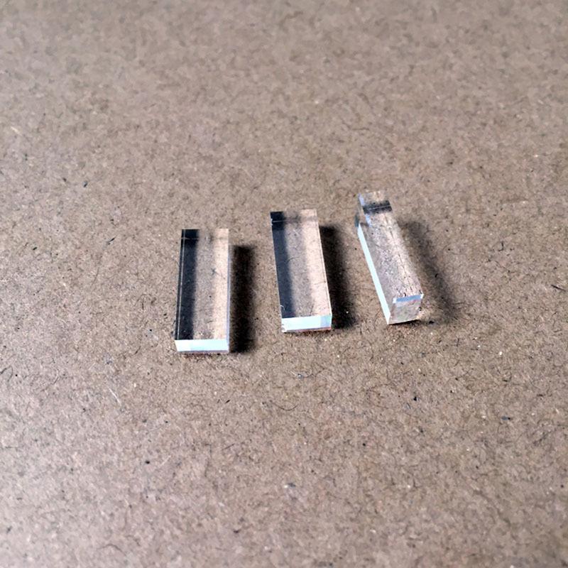 K9 Prism Optical Prism Glass Rectangular Light Guide Bar Square Prism Lens Scientific Small Experimental Equipment Prism Glass
