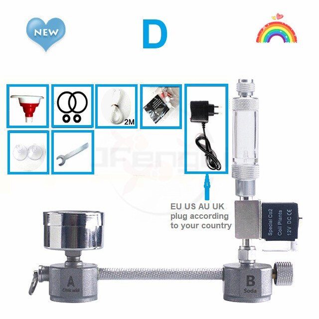 Picture of ZRDR Aquarium CO2 Generator System DIY Kit Solenoi... – Grandado