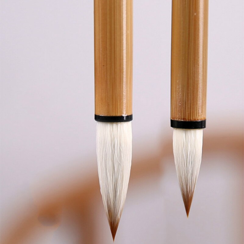 Calligraphy Brush Caligrafia Woolen&weasel Hair Brush Pen for Cursive Script Chinese Painting Regular Script Writing Brush