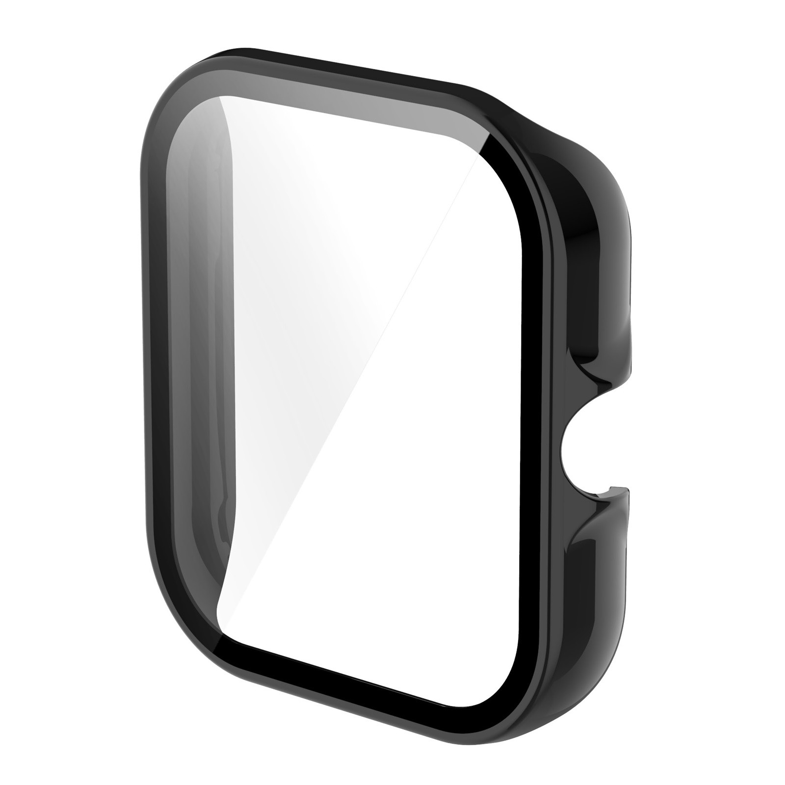 Funda para Amazfit GTS 3, carcasa para reloj inteligente, accesorios plateados, Protector de pantalla envolvente, parachoques de TPU: A