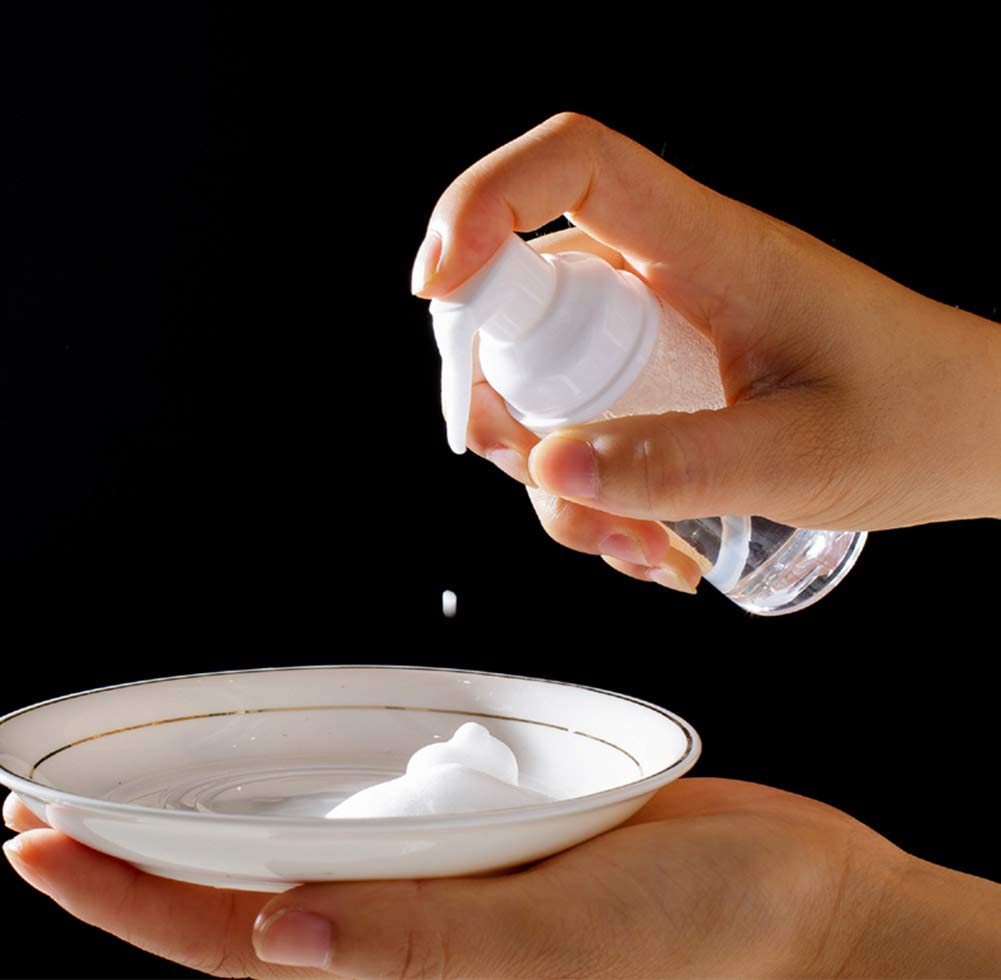 6 Teile/los 2 unzen/60 ml Kunststoff Schaum Pumpe Flasche Leere Gesicht Wimpern Kosmetische Flasche Reiniger Seife Spender für reinigung Schaum Flasche