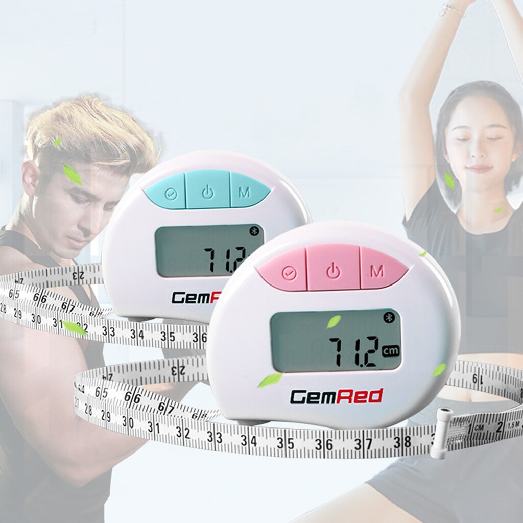 Brand Digital Waist Bicep Measure Body Circumference Tape Measure with Auto-Locking and Retractable