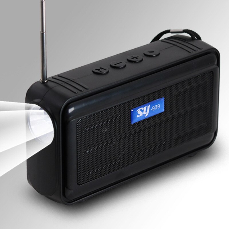 Sy -939 launch tragbarer solar-musikplayer-lautsprecher, multifunktionaler kabelloser bluetooth-lautsprecher