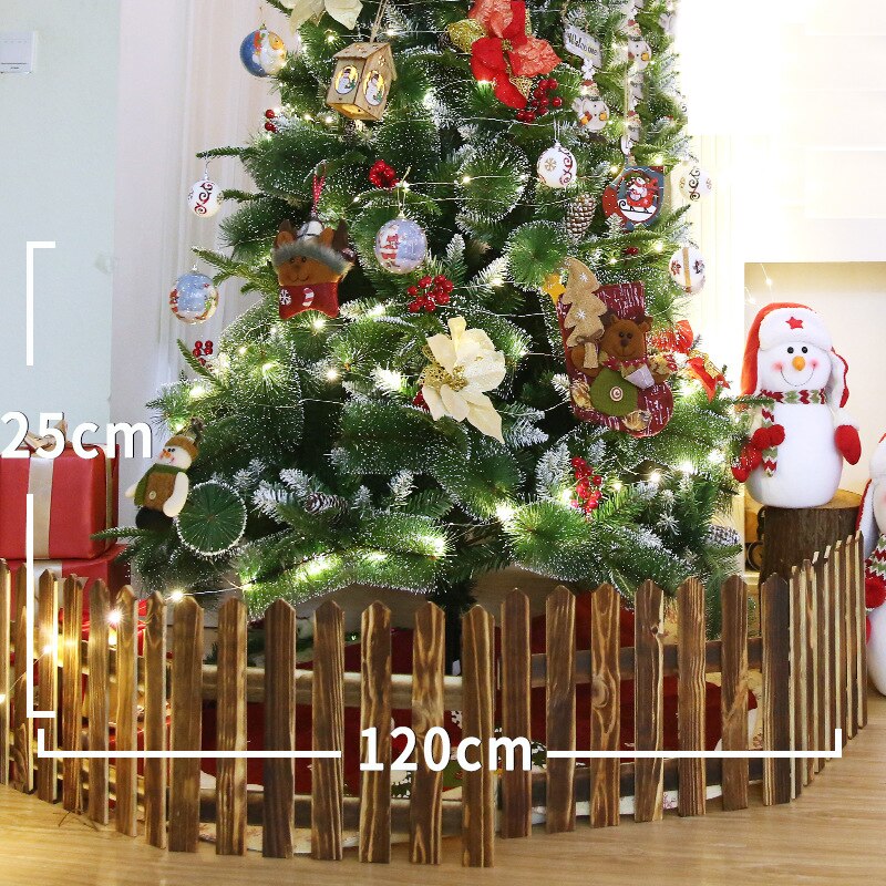 Kerst Decoratieve Houten Piket Hek Voor Miniatuur Huis Tuin/Kerstboom/Wedding Party: wood