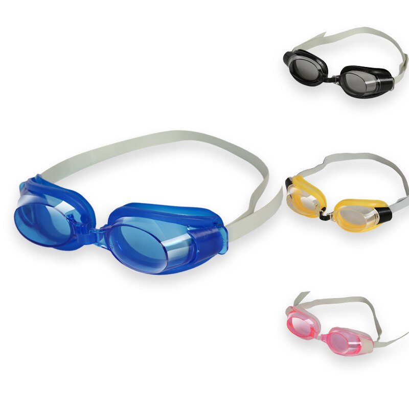 Gennemsigtige svømmebriller med næseklemme ørepropper voksne børn børn flade lys mænd og kvinder dykkerbriller