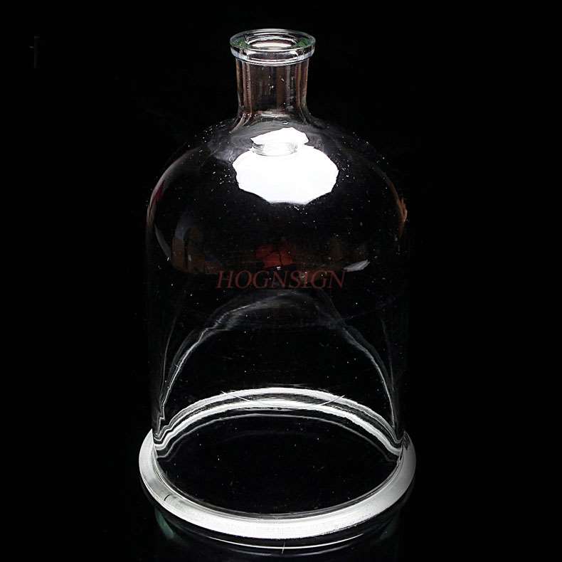 Campana de cristal con campana, instrumento químico de 150x280mm, instrumento para experimentos, instrumento de enseñanza