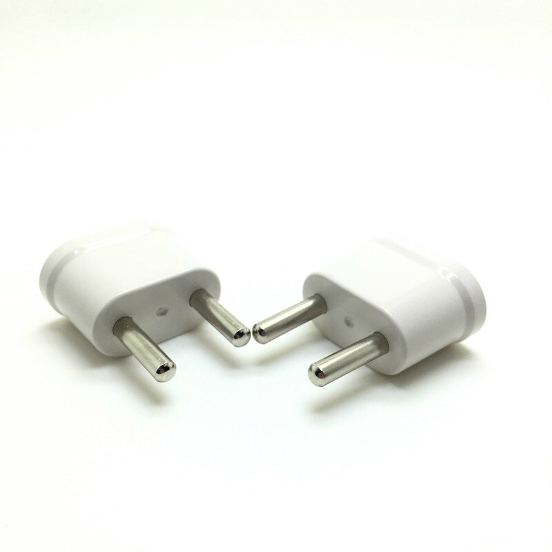 US (USA) To EU (Europe) 250V AC 10A 2200W Travel Charger Wall AC Power Plug Adapter for USA Converter White