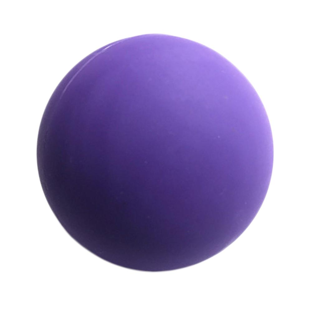 Bola de massagem conjunto bolas firmes auto terapia alvo trabalho miofascial gatilho ponto liberação músculo nós silicone yoga massagem bola: ROXO