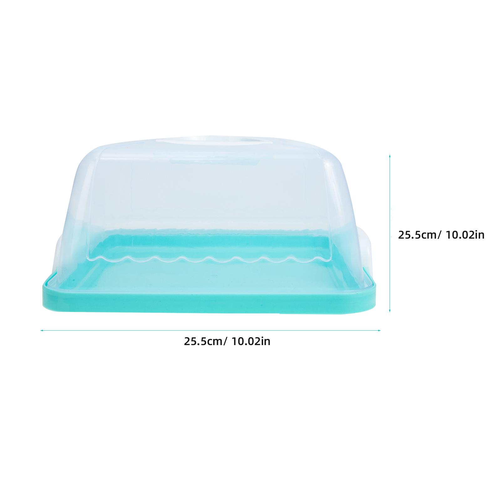 Draagbare Plastic Dozen Verjaardagstaartcontainers Transparante Verjaardagscontainers Deksel voor Bakkerij Thuis Handheld Verpakking