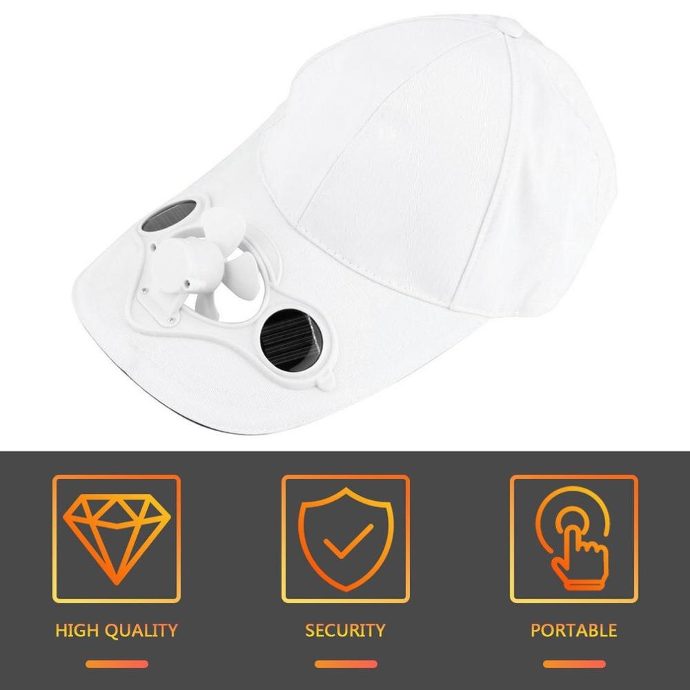 air conditioning Air Cool Fan Hat Cap With Solar Sun Power Cool Fan For Cycling Energy Save Fishing Summer