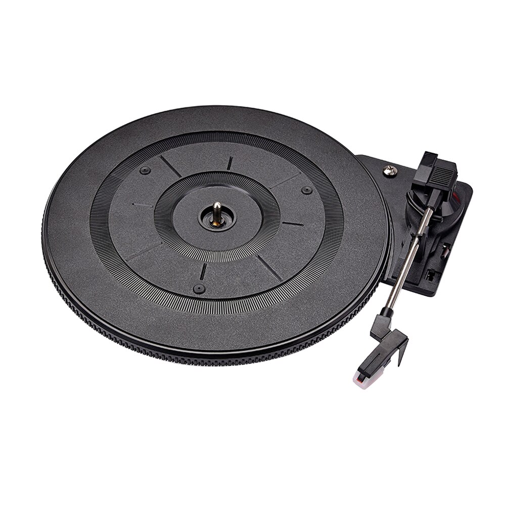 TOCADISCOS de vinilo Universal LP, tocadiscos portátil de 3 velocidades, accesorios de disco fonógrafo, piezas de plástico y Material de Metal: Default Title