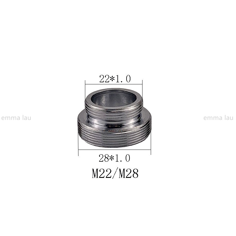 16 17 18 20 21 22 23 24 25 30mm vrid 22 kransamlare adapter vattenrenare kopplingar mässing köksblandare vvs tillbehör: Ljusgul
