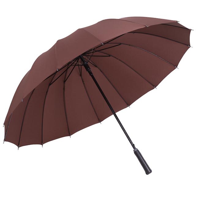 Parapluie demi-automatique pour 1 à 2 personnes, 16K, de luxe, coupe-vent, droit: 7