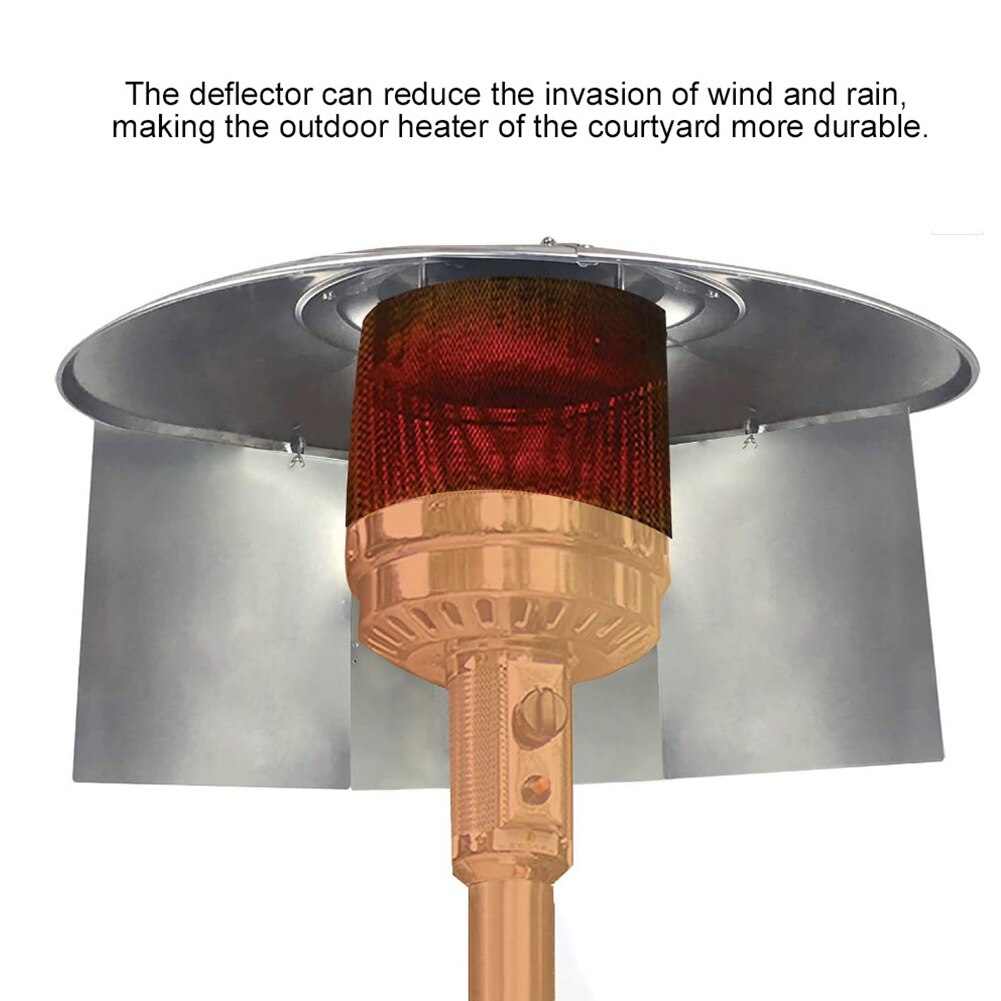Eco Friendly Protective Cover Reflector Shield For Patio Heater Outdoor Replacement Parts Garden Supplies Practical
