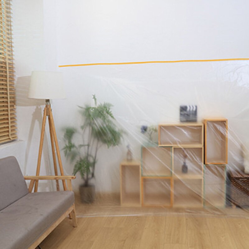 Waterproof Simple Convenient Transparent Plastic Furniture Decorative Cover Cloth Dust Cloth Disposable Dust Cover