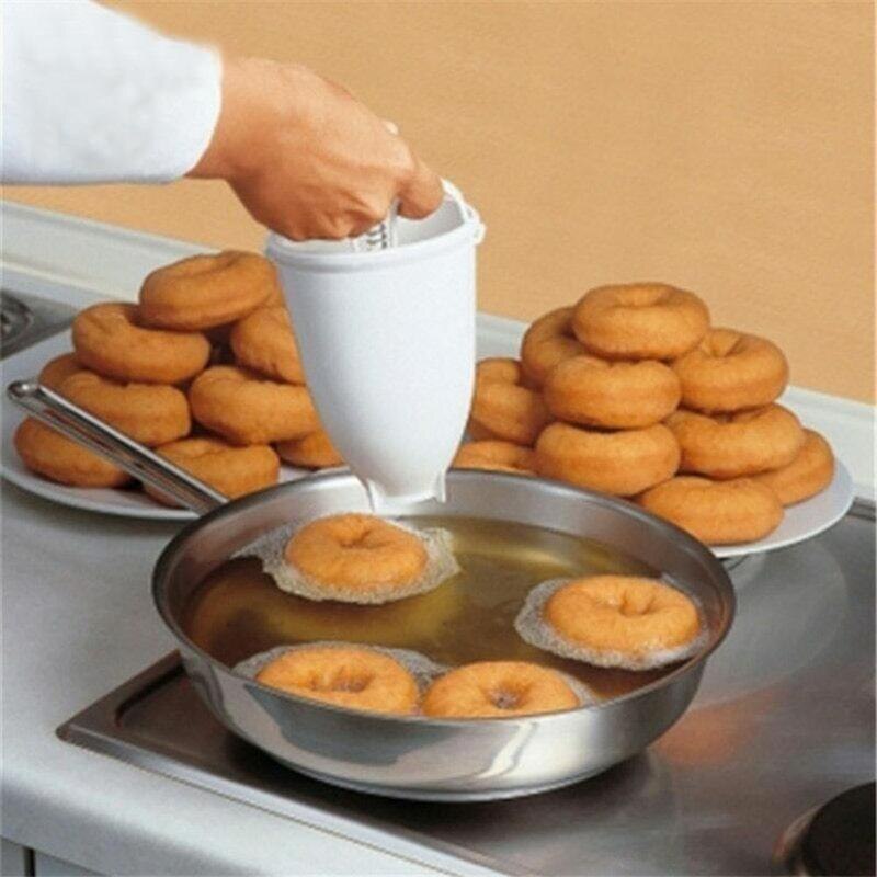 1pc donutfremstillingsværktøj gør-det-selv-donutfremstillingsartefakt bageværktøj køkkendessertgadget 9 x 18cm