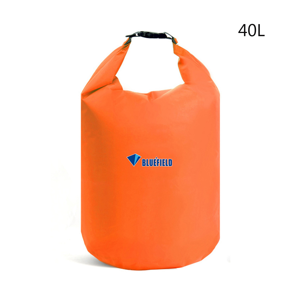 10l-70l vandtæt tørpose pakke svømning camping strand sejlads kajak flod trekking drivende tør taske flydende sejlsæk: Orange 40l