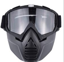 Motorcykel briller vindtæt udendørs sports maske briller aftagelige modulære motocross briller lunette moto: Klar