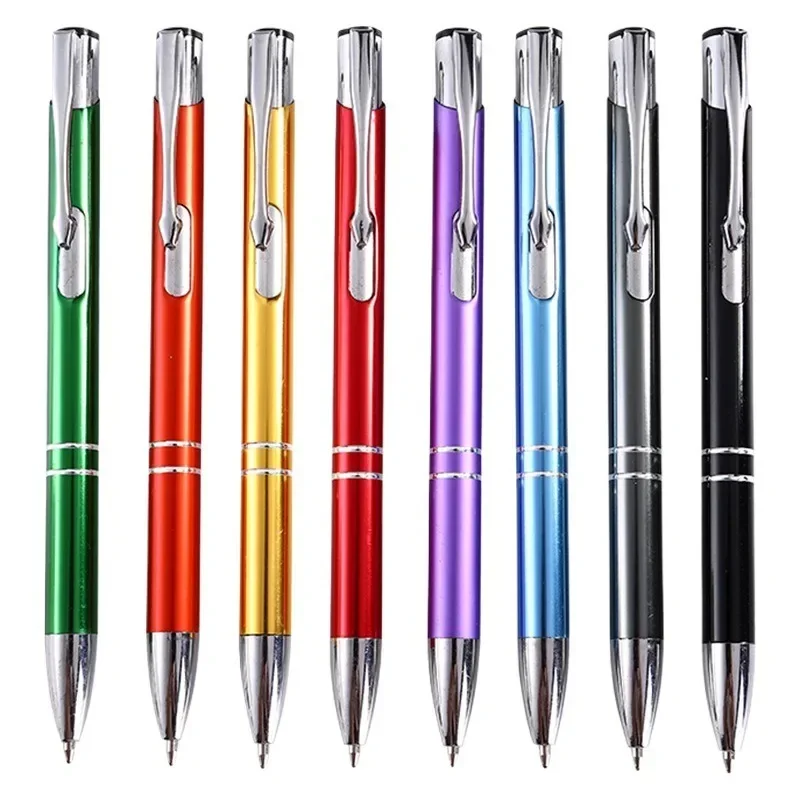 100 stuks reclame metalen balpen blanco pennen voor doe-het-zelf creatieve zakelijke multifunctionele pen