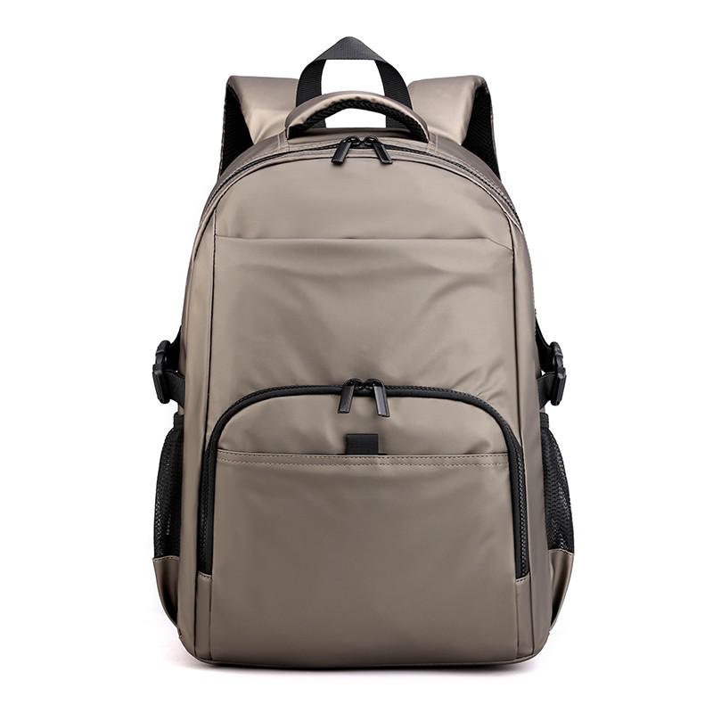 Men's Laptop Backpack 15.6‘’ Waterproof Travel Backbag University student book bag College School Bags For Teenager Boys: Khaki