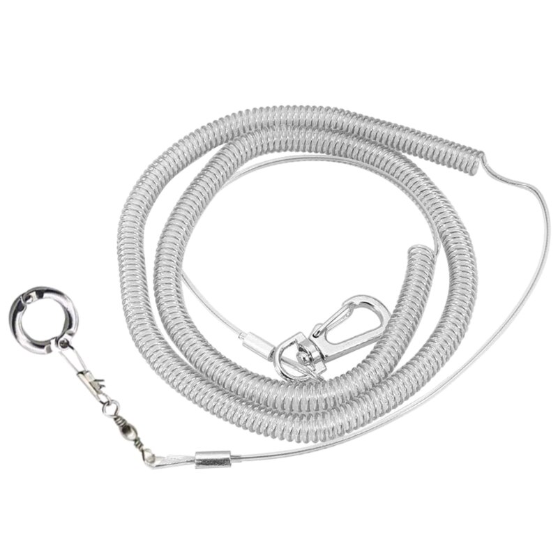 1 Pc 6m loro arnés Correa Anti-comer al aire libre formación de vuelo cuerda artículos para mascotas para periquito cacatúa Cockatiel Conure: inner 12.5mm