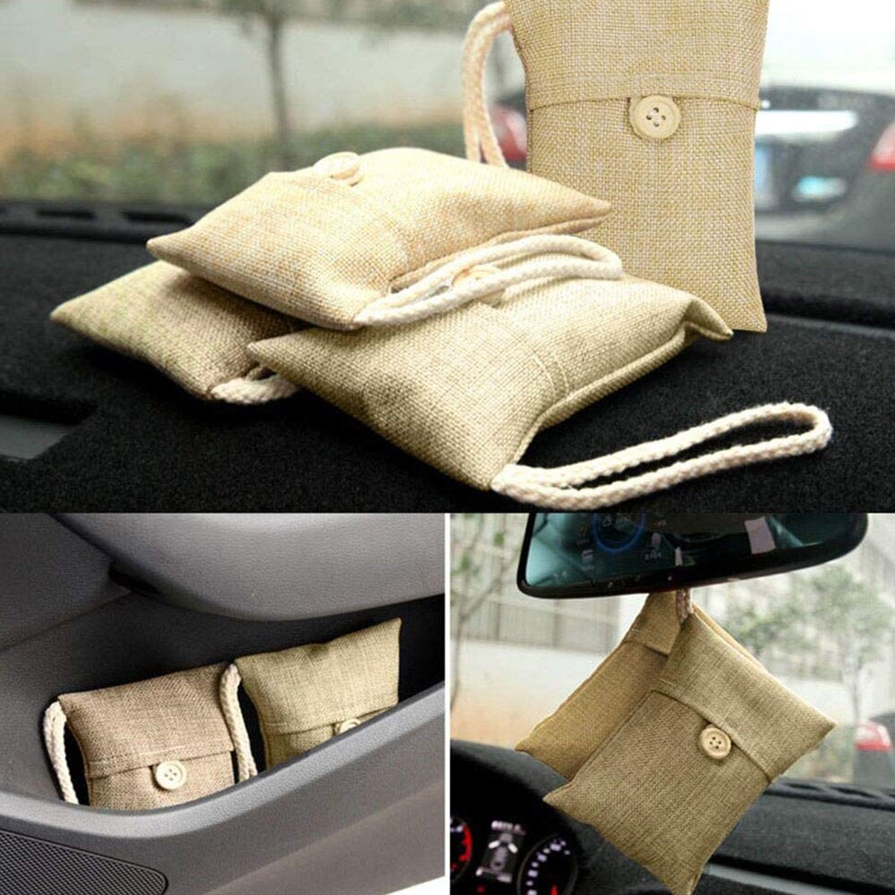 Absorbeur d'odeur de charbon actif, éliminateur, assainisseur d'air naturel pour voiture, maison, chaussures