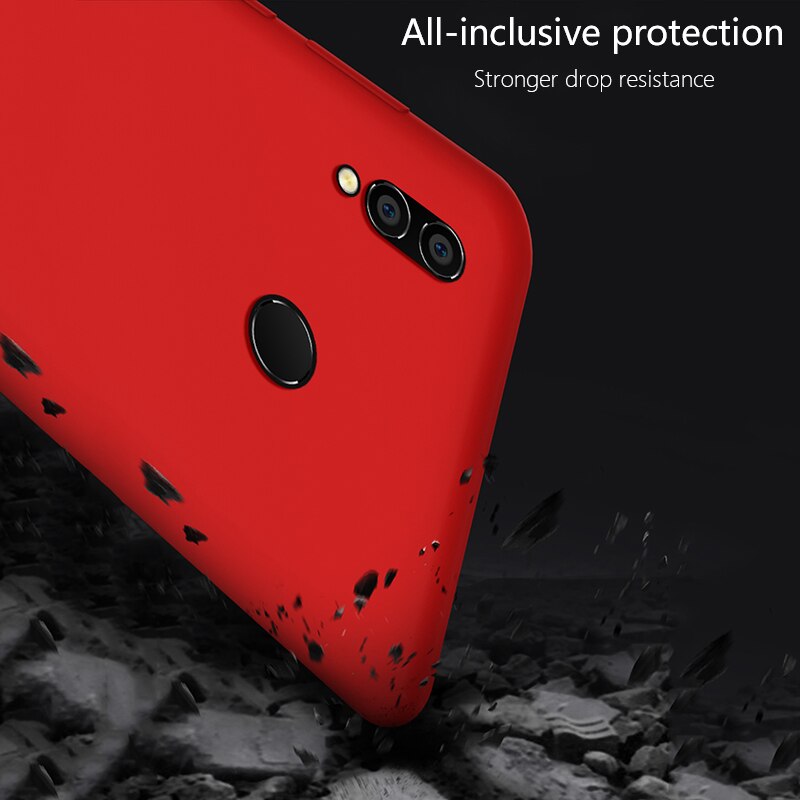 FCOWB für huawei P Clever fallen Anti-klopfen Offizielle flüssigkeit silikon telefon fallen für huawei ehre 10 lite P Clever Z abdeckung