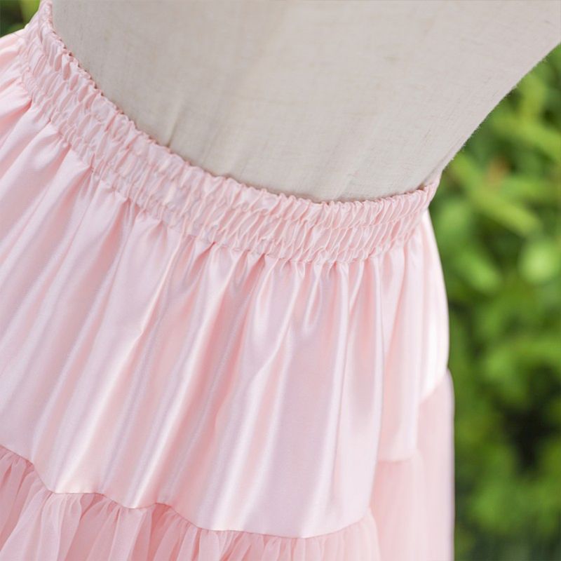 AYNKH Puffy Tulle Rock - 80s Style Tutu Für Karneval & Partys