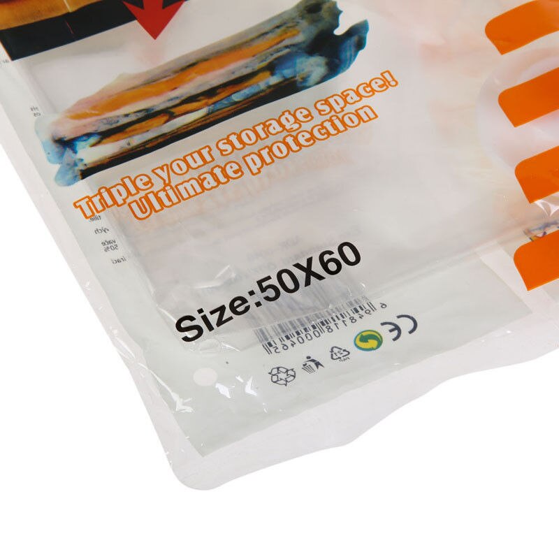 Strong Vacuum Storage Bags VAC Space Saving Compressed Bag Vaccum Pack Saver