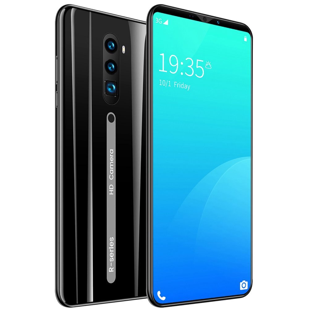 Rino3 Pro 5.8 Inch Screen Android Phone Purple Water Screen Smartphone Solid Color Mobile Phone Cool Shape