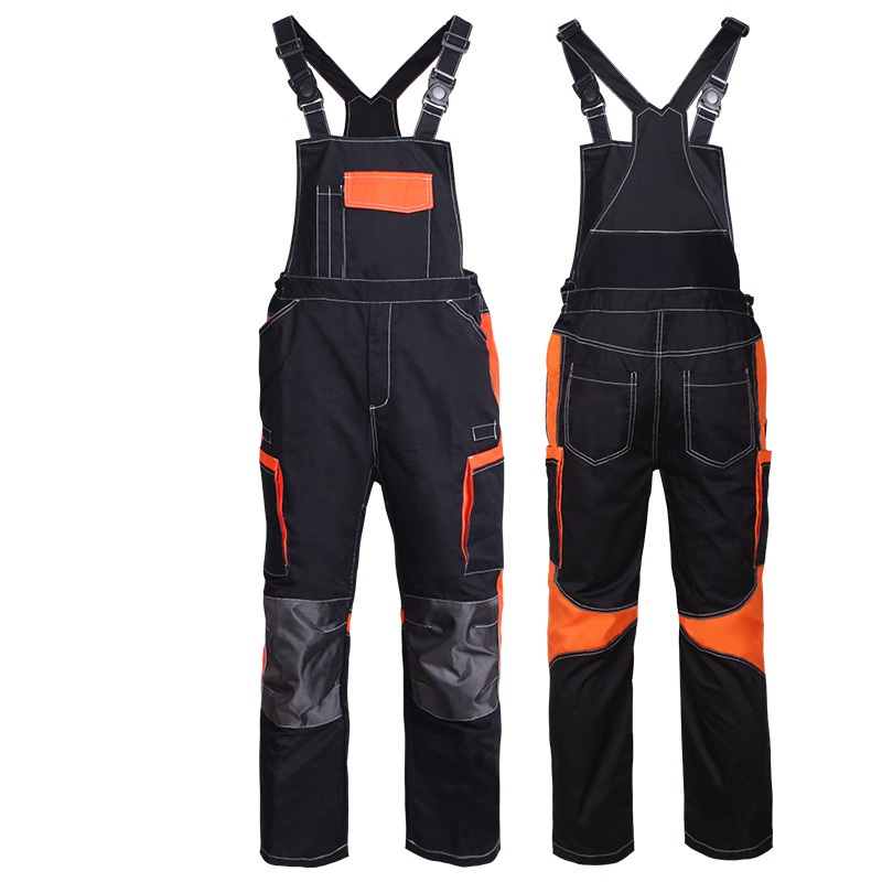 Latzhose, lässige Arbeitskleidung, Übergröße, ärmellose Latzhose, schützender Gesamt, Riemenoveralls, Fliegentaschen, Uniformen, S-4XL