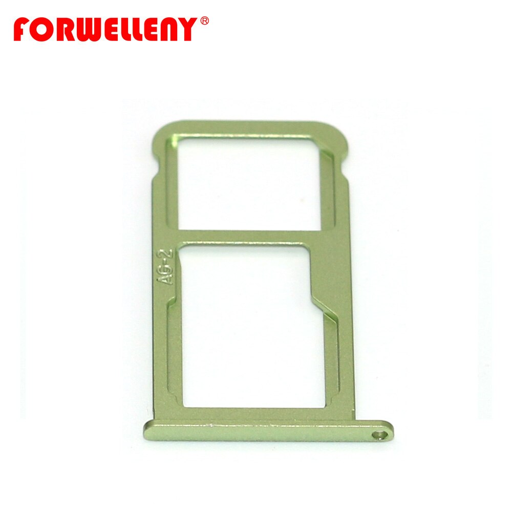 Til huawei  p10 micro sim-kortholder slot bakke udskiftningsadaptere sort sølv guld blå grøn vtr -l09,  vtr -l19,  vtr -l29: Grøn