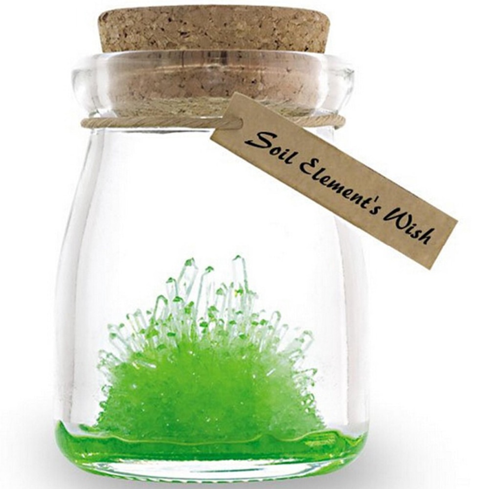 DIY Wachsenden Wünschen Wachsen EINE Kristalle Magie Wishing Kristall Kit Kinder Magische Wünsche Glas Spielzeug Weihnachten Pädagogisches Für Kinder